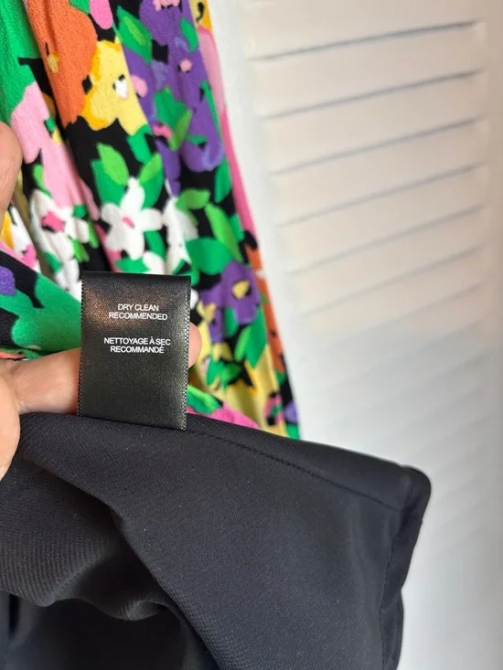 AFRM Floral Cut-Out Mini Dress Open Back Long Sleeve Size S Spring Summer - Picture 8 of 13